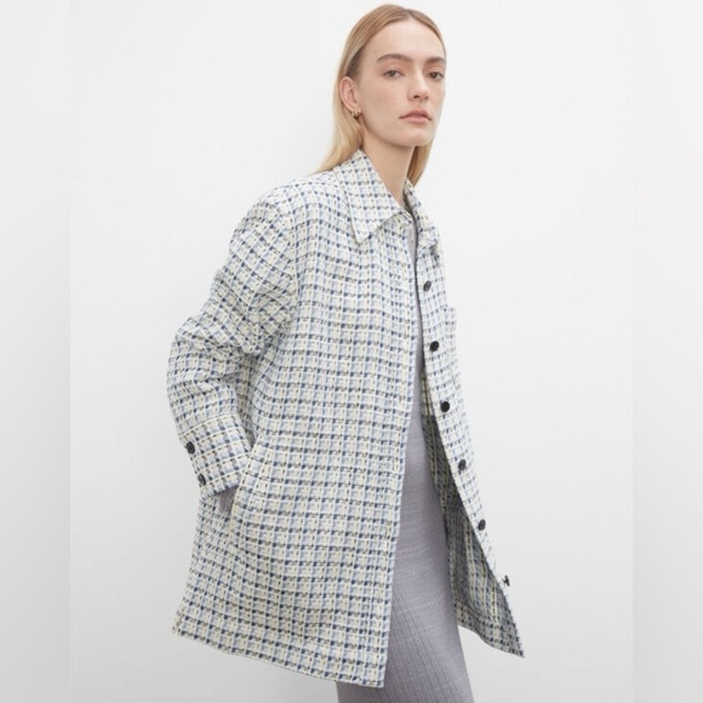 CLUB MONACO Textured Shirt Jacket - size s